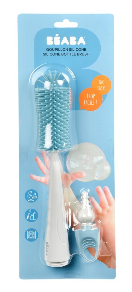 Silicone Bottle Brush - Blue