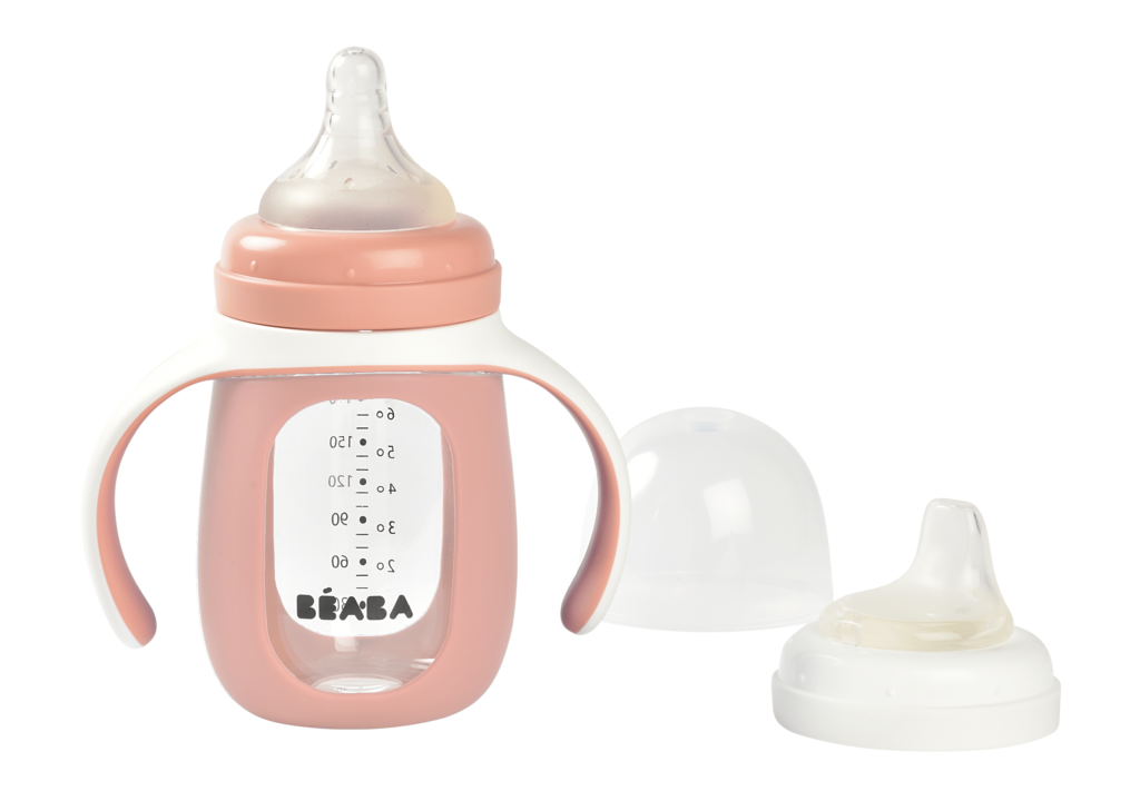 2-in-1 Learning Bottle 210ml + Silicone Sleeve