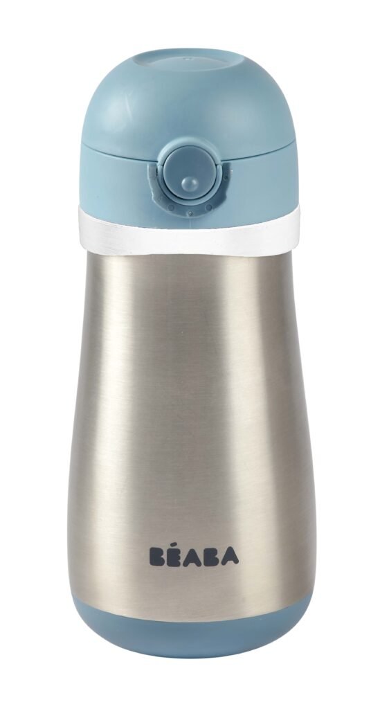 Stainless Steel Bottle 350 ml + Handle - Windy Blue