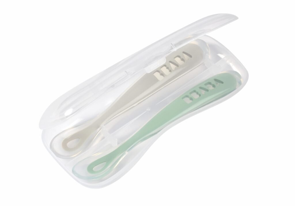 Silicone Spoon 1st Age Set Of 2 + Box -