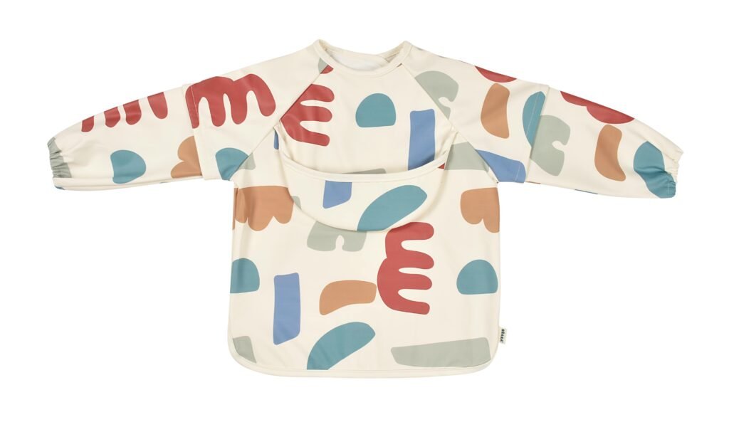 Beaba 2in1 Bib With Removable Sleeves - Playful