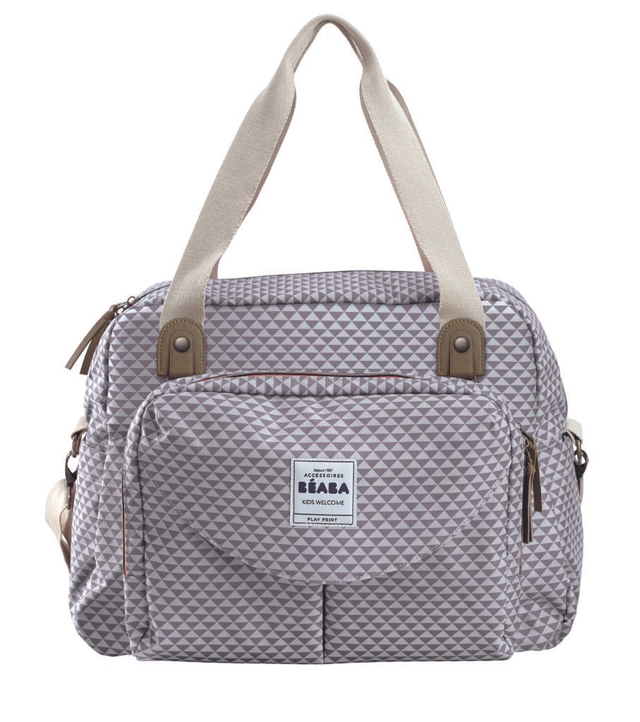 Beaba Geneva II Changing Bag Play Print Grey/Coral