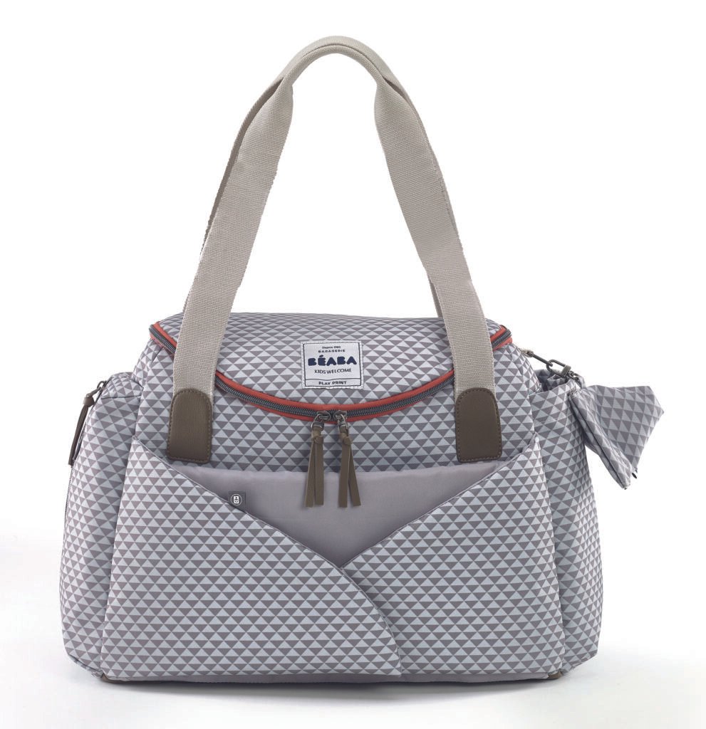 Sydney II Changing Bag - Play Print Grey Coral