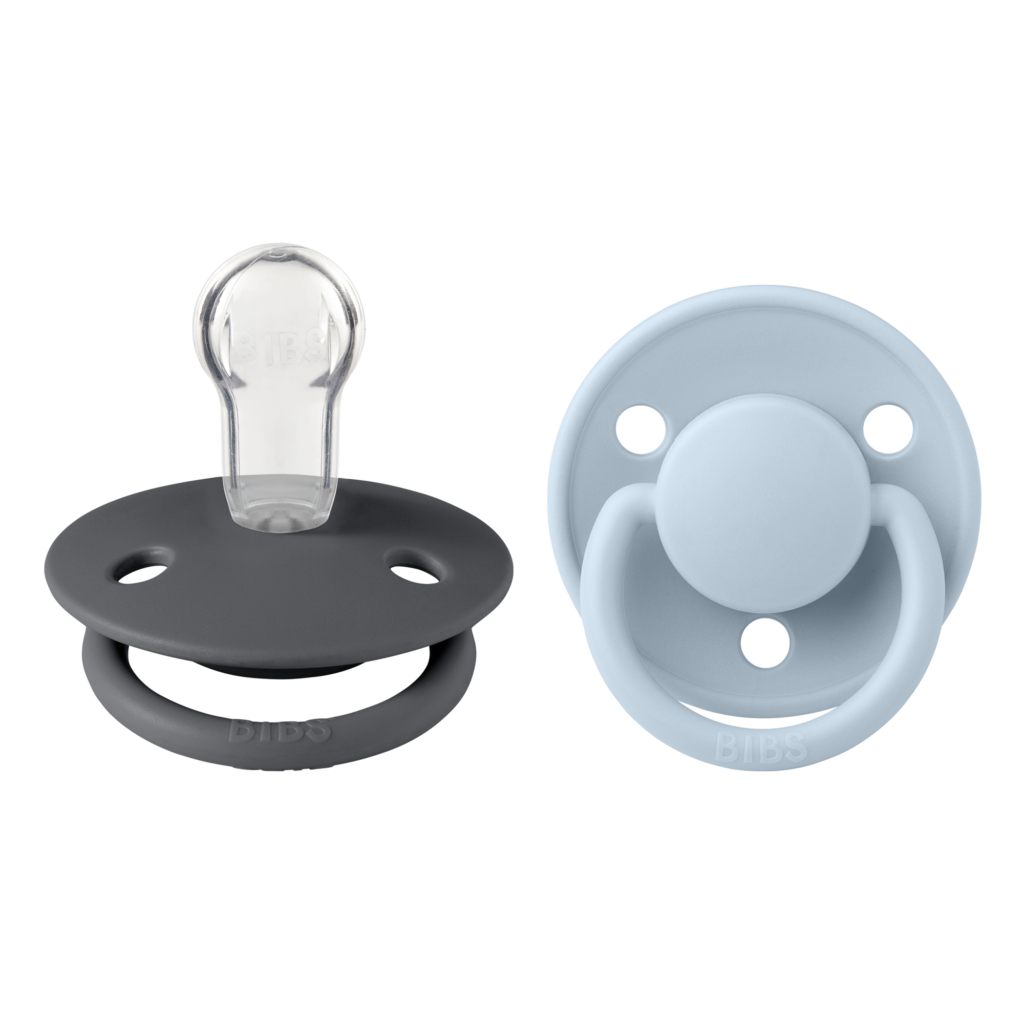 De Lux 2 Pack Silicone Onesize Iron/Baby Blue