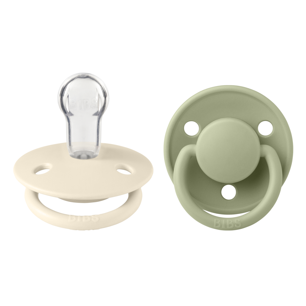 De Lux 2 Pack Silicone Onesize Ivory/Sage