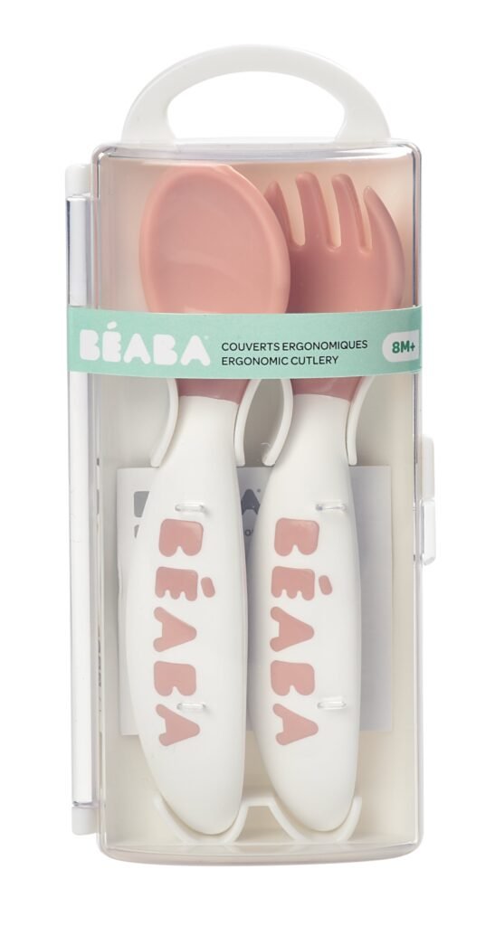 Training Fork And Spoon 2nd Age - Old Pink