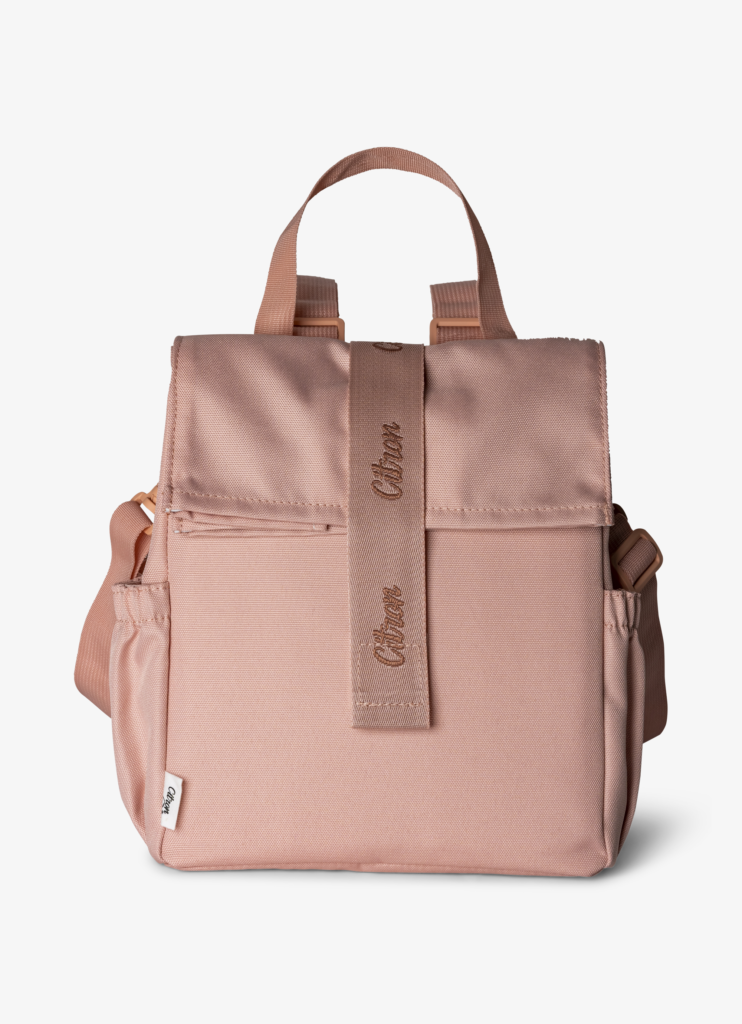 2022 Insulated Rollup Lunchbag Blush Pink