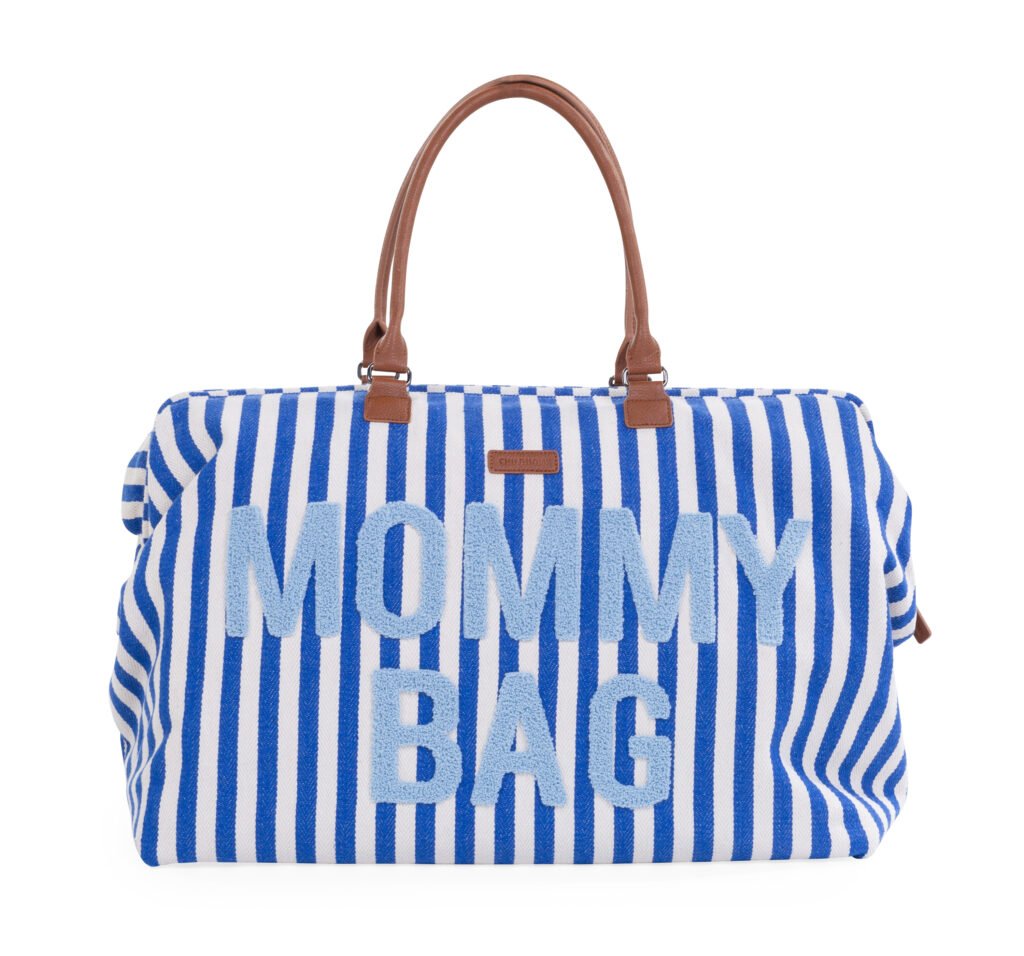 Childhome Mommy Bag Big  - Electric Blue/Light Blue