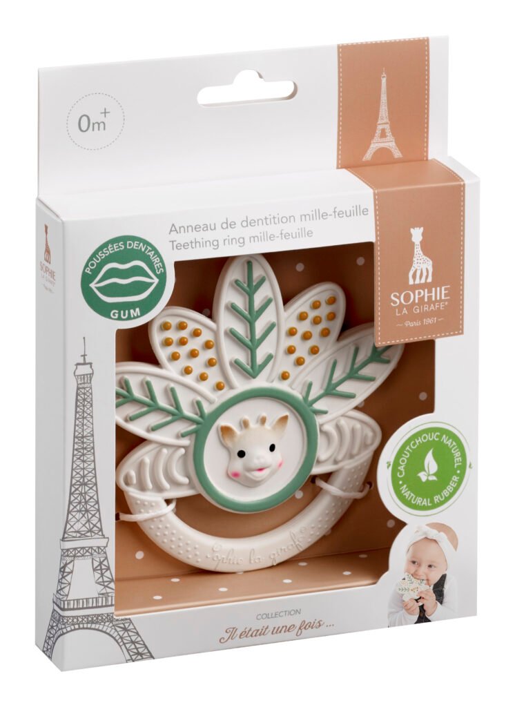 SLG Il Etait Une Fois Mille-Feuille Teething Ring Sophie La Girafe - TASTE