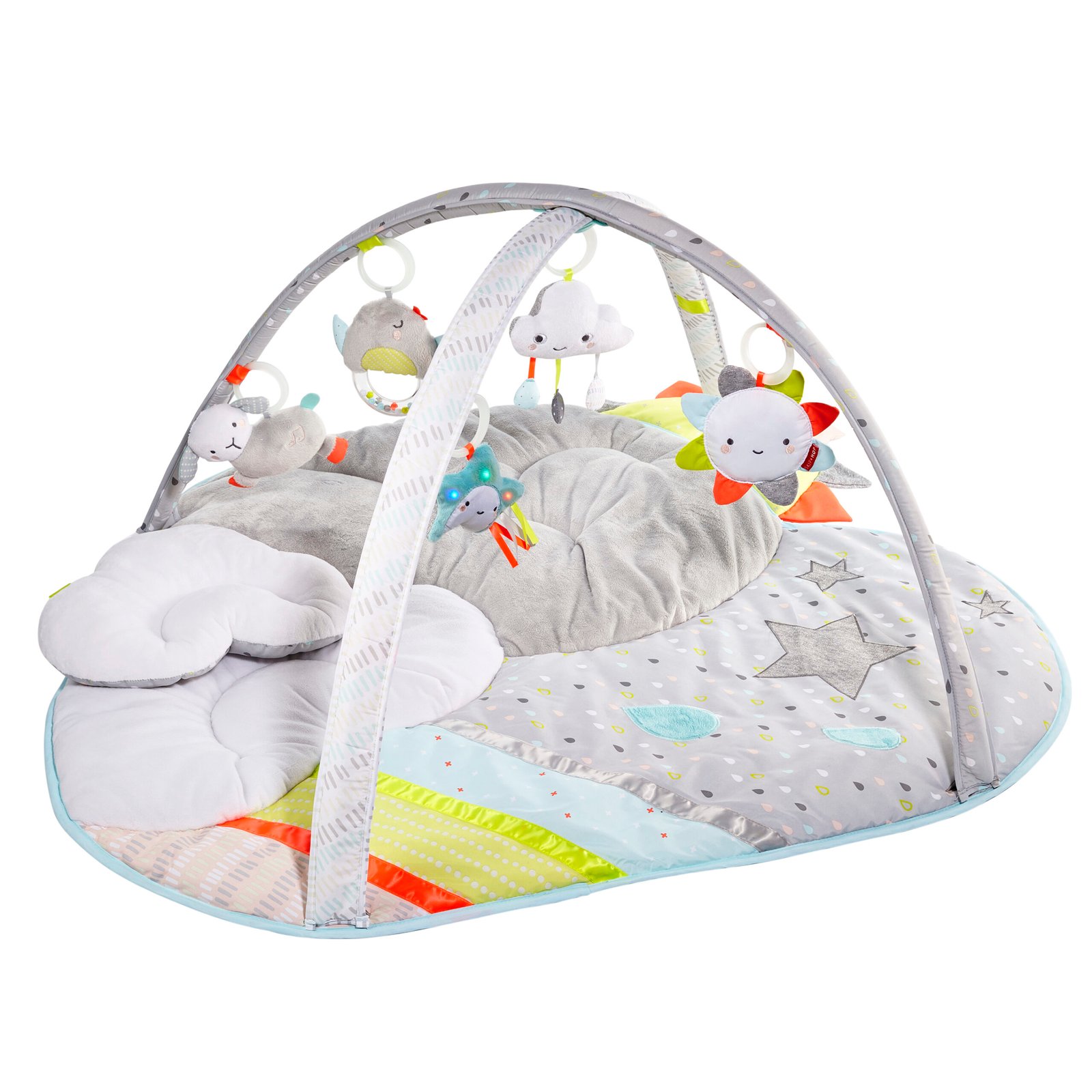 Silver Lining Cloud Activity Gym White
