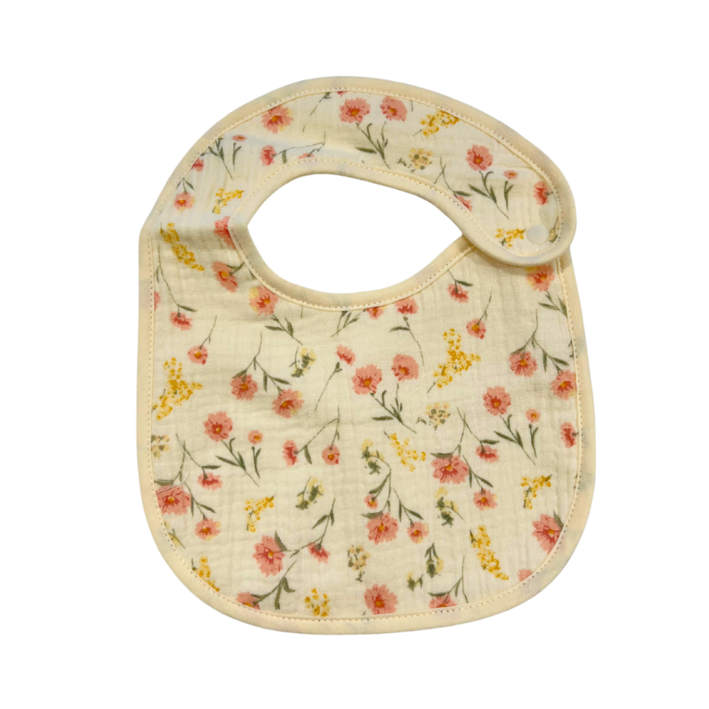 AllBaby Muslin Bib Flowers