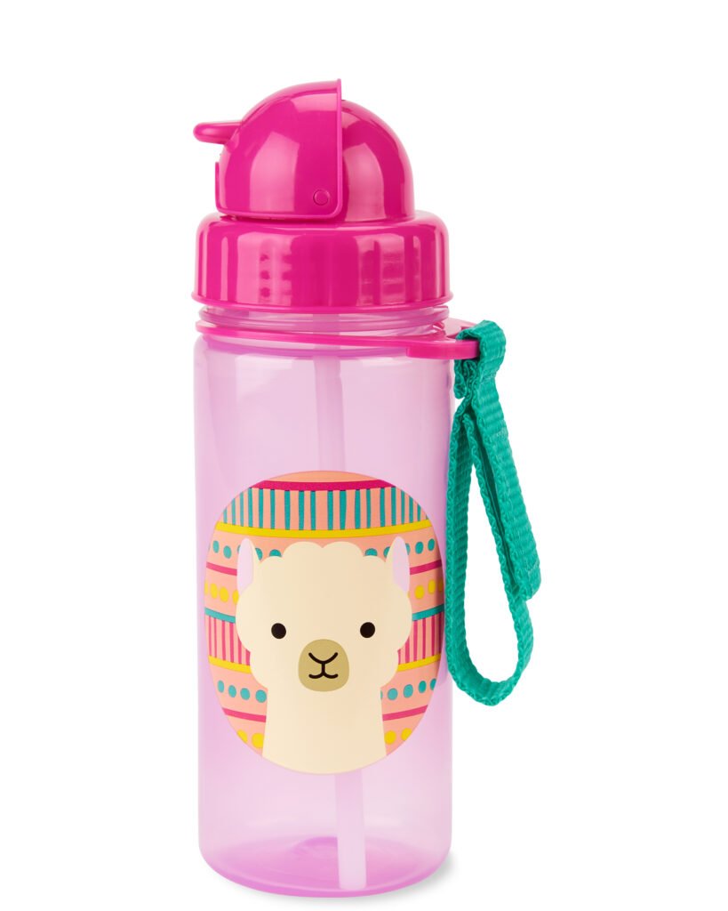 Zoo Straw Bottle LIama