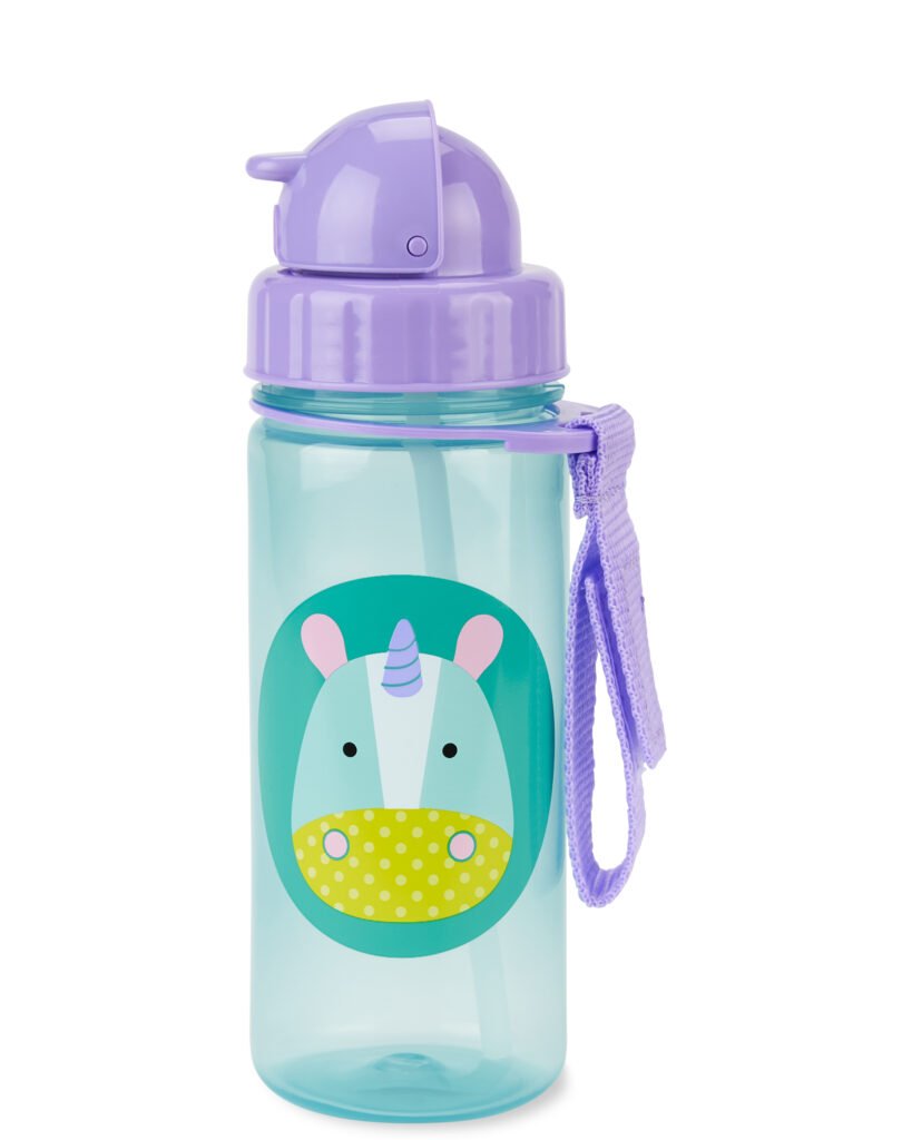 Zoo Straw Bottle Unicorn