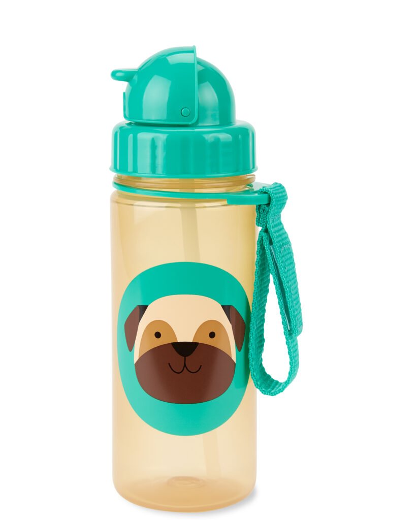 Zoo Straw Bottle Pug
