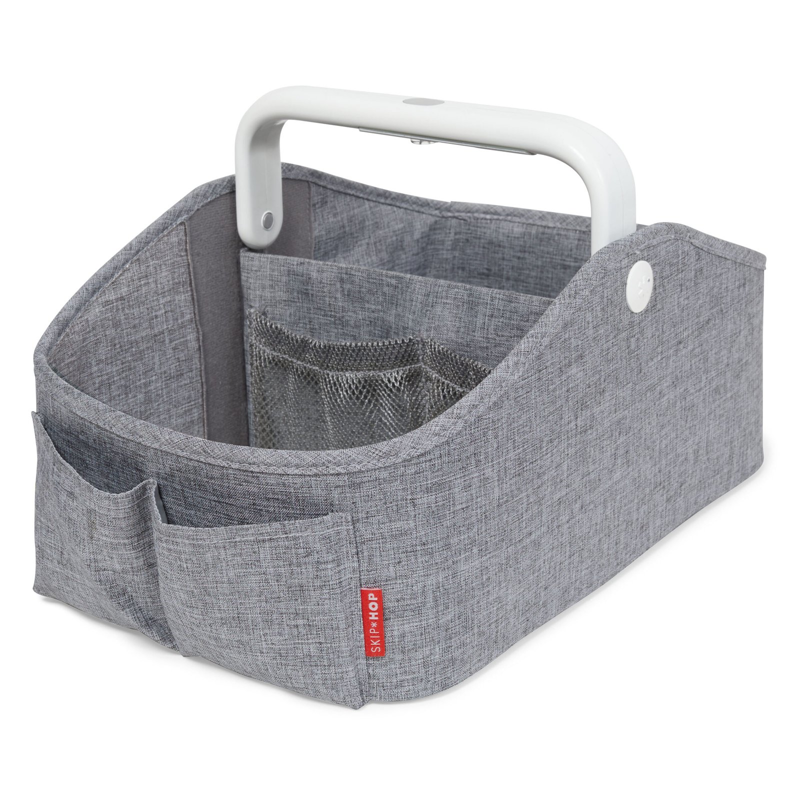 Light Up Diaper Caddy Grey