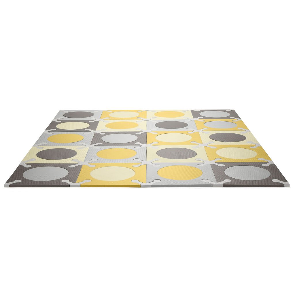 Skip Hop Playspot Floor Tiles Gold Grey