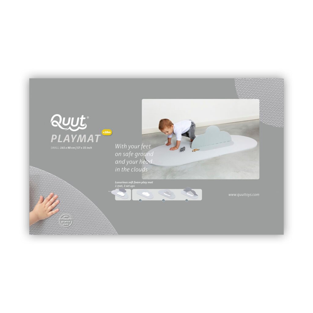 Playmat Cloud Small Pearl Grey