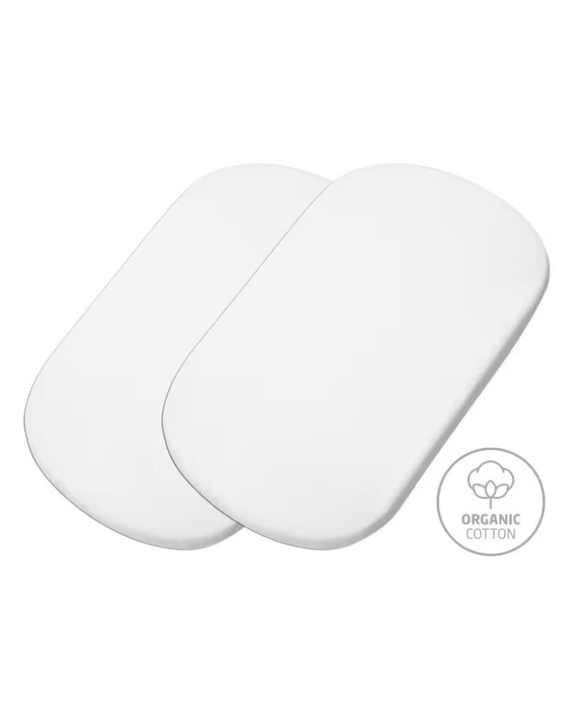 Maxi-Cosi Iora Co-Sleeper Bed Sheet 2Pk (white)