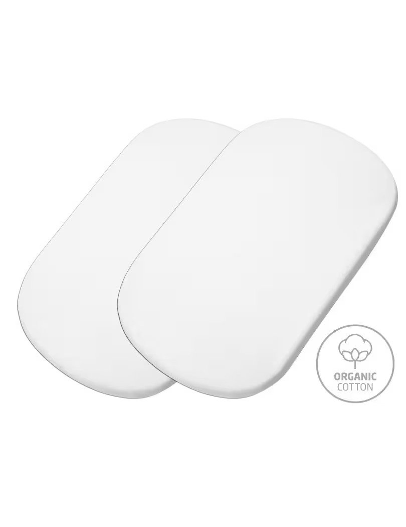 Maxi-Cosi Iora Co-Sleeper Bed Sheet 2Pk (white)