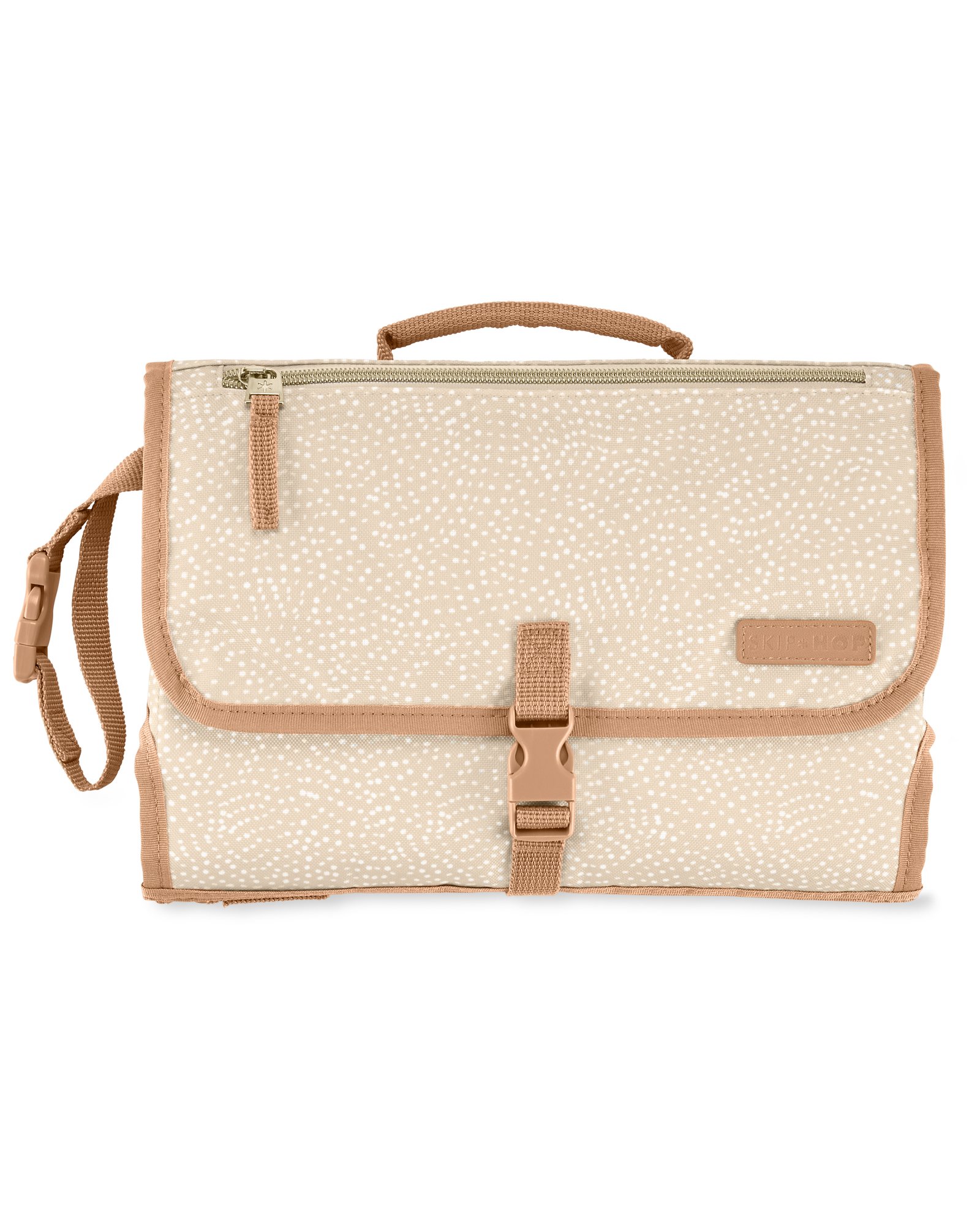 Skip Hop Pronto Changing Station Beige Swirl Dot