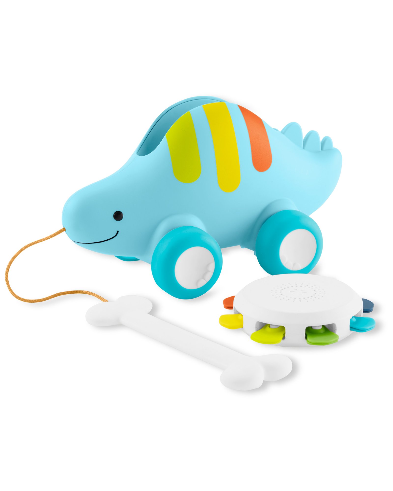 Skip Hop Explore & More 3-in-1 Baby Musical Pull Toy Dinosaur