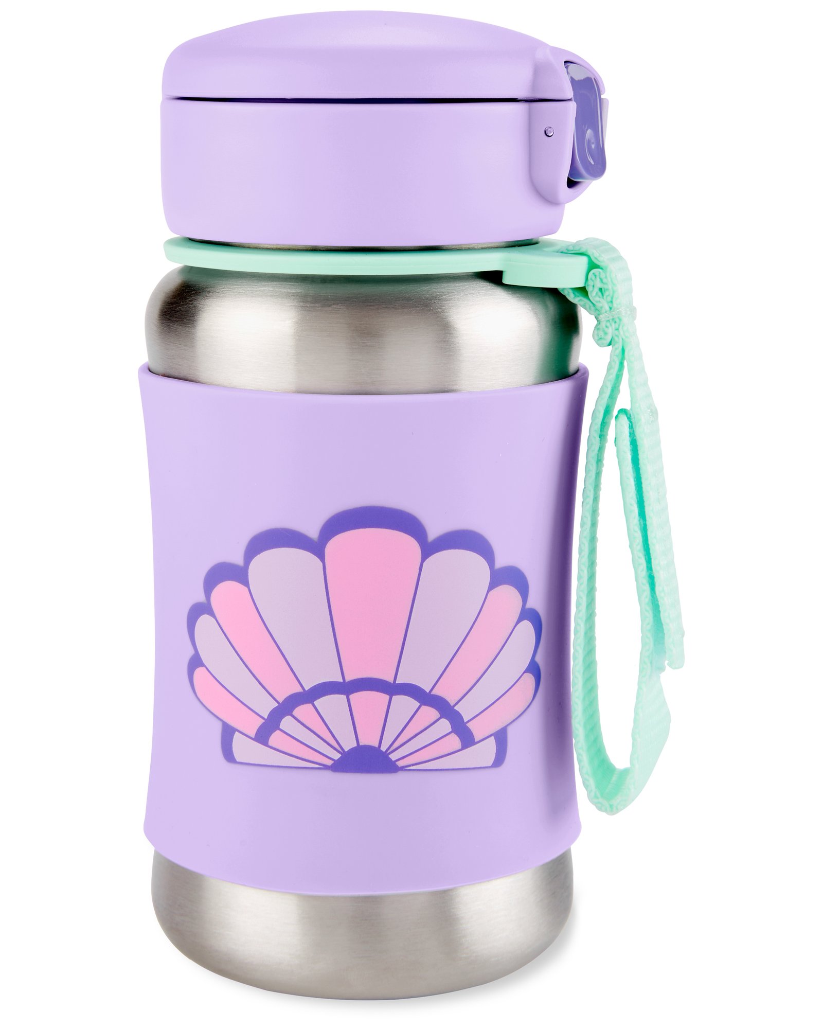 Skip Hop Spark Style SS Straw Bottle Seashell