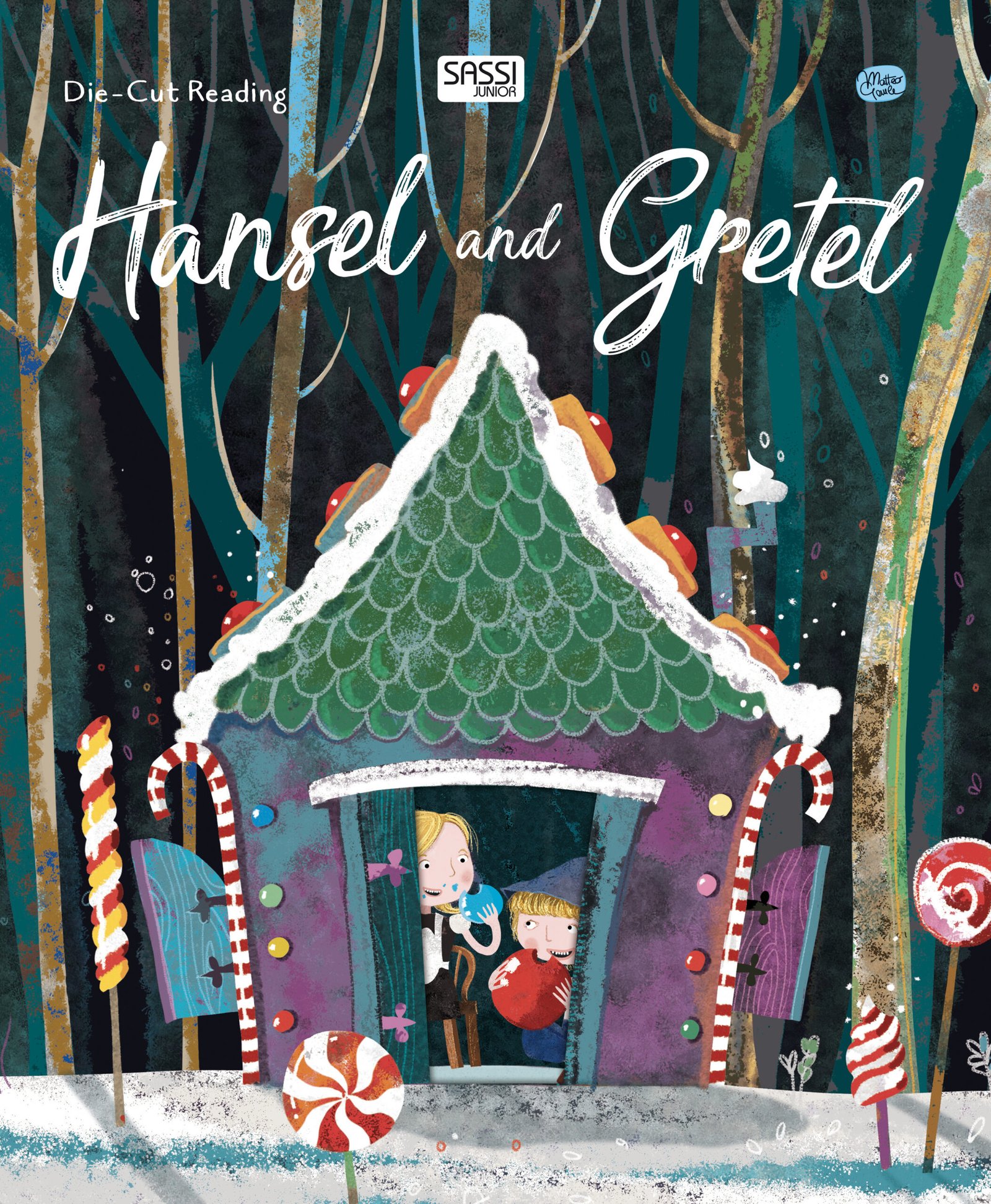 Die-Cut Reading Hansel And Gretel