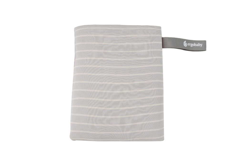 Ergobaby Aura Sustainably Sourced Knit Baby Wrap - Grey Stri