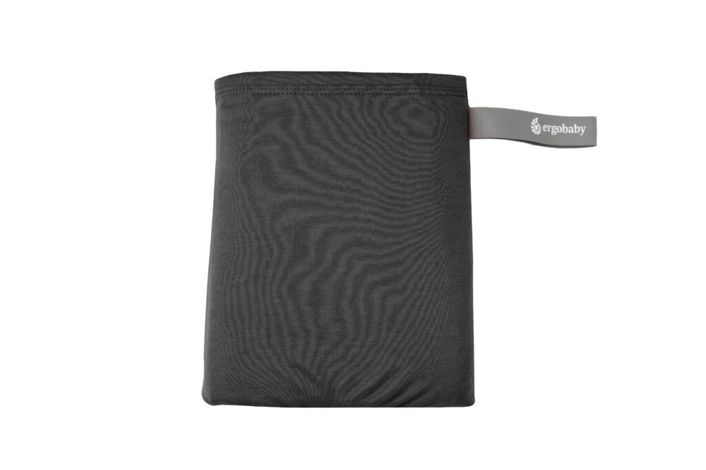Ergobaby Aura Sustainably Sourced Knit Baby Wrap - Soft Blac
