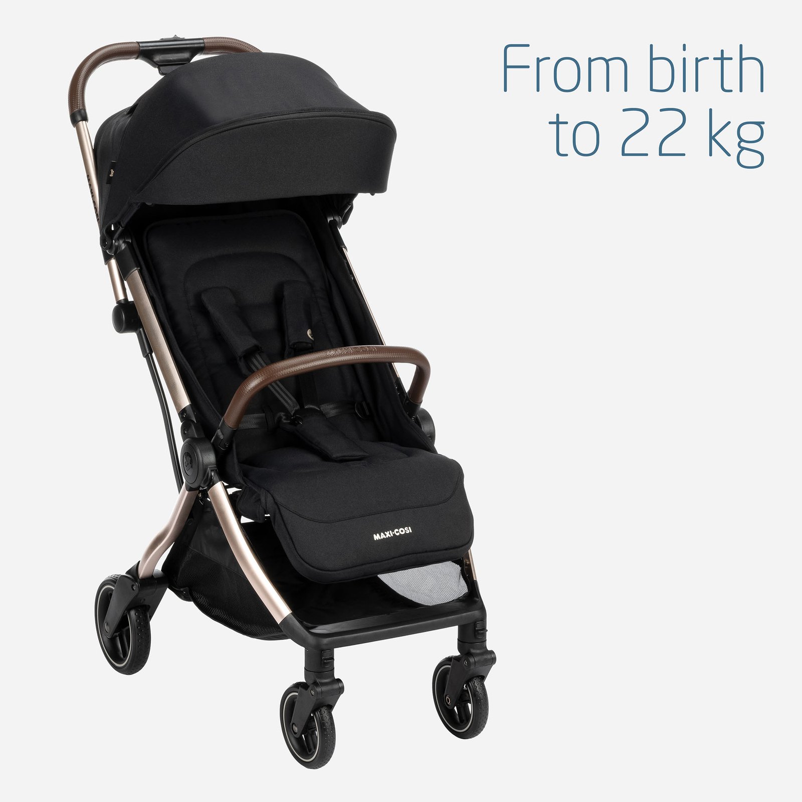 STROLLER Eva³_Essential Black Champagne_X