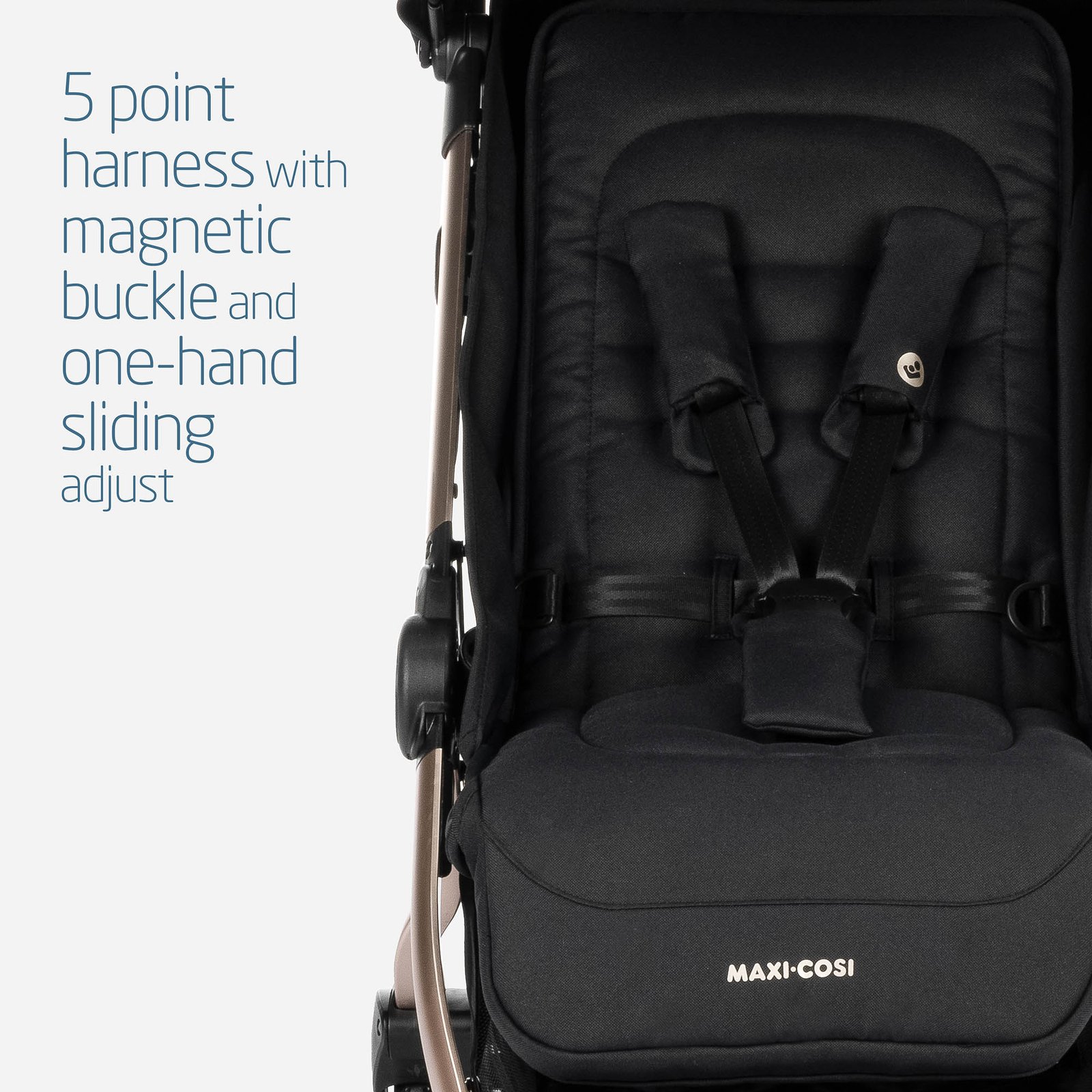 STROLLER Eva³_Essential Black Champagne_X