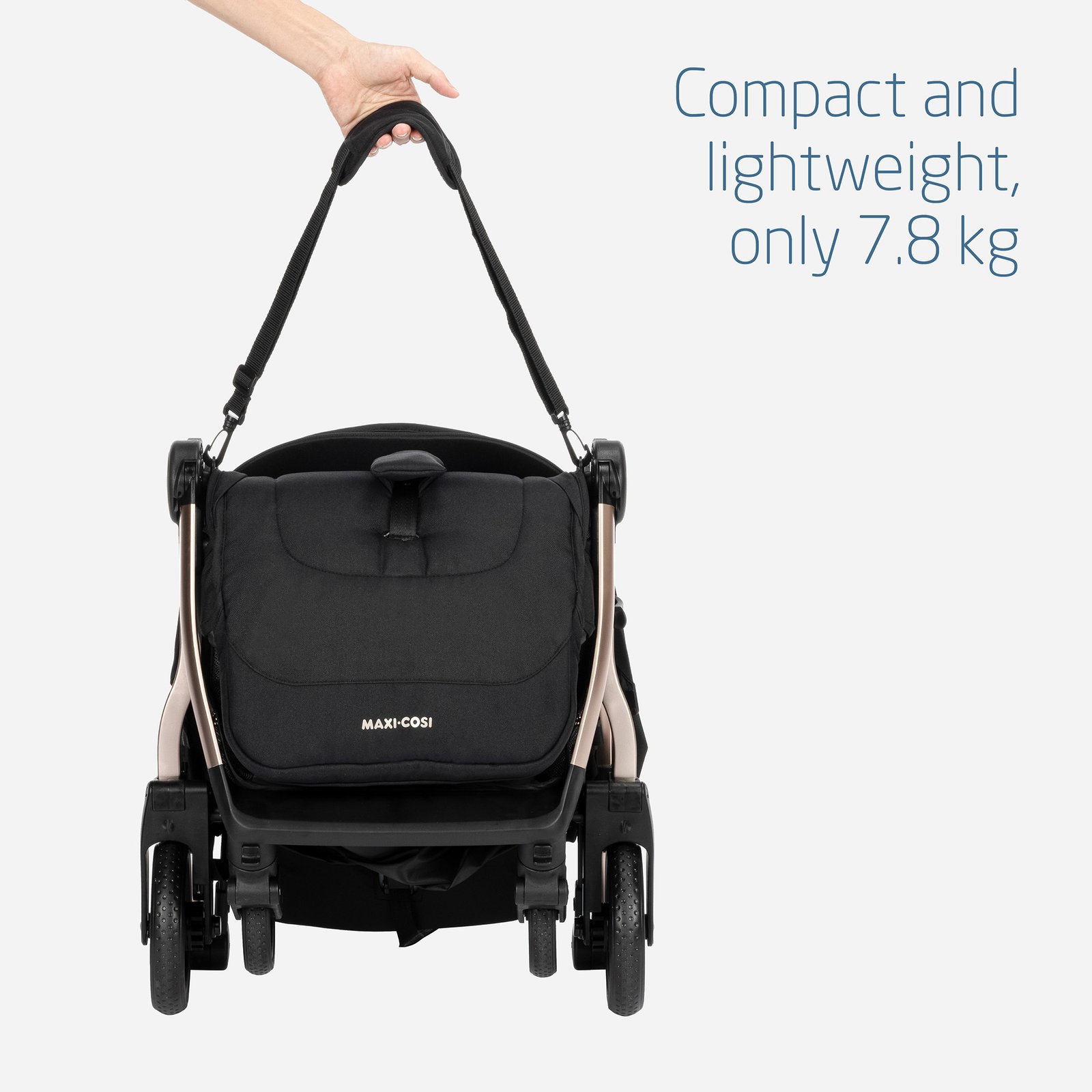 STROLLER Eva³_Essential Black Champagne_X