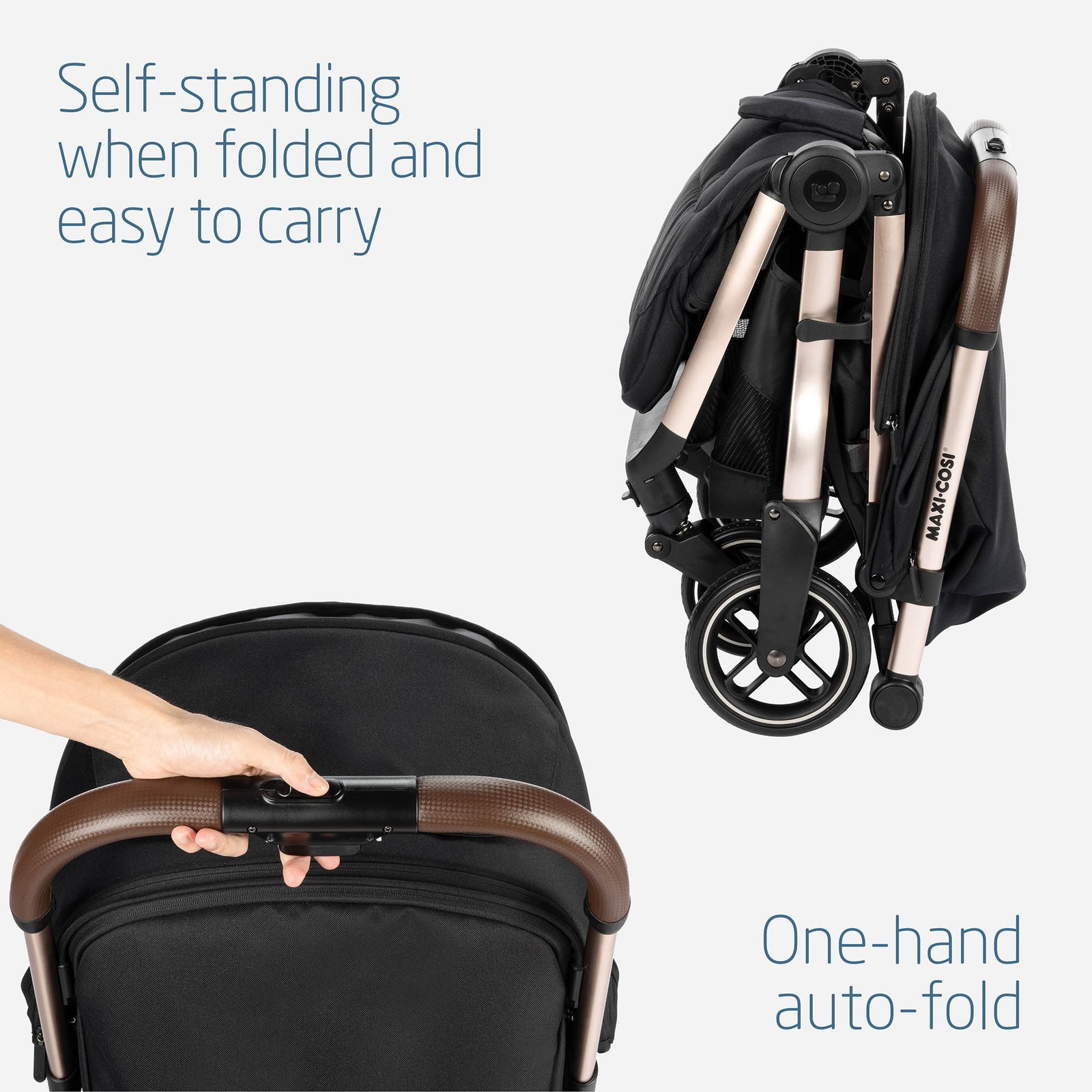 STROLLER Eva³_Essential Black Champagne_X