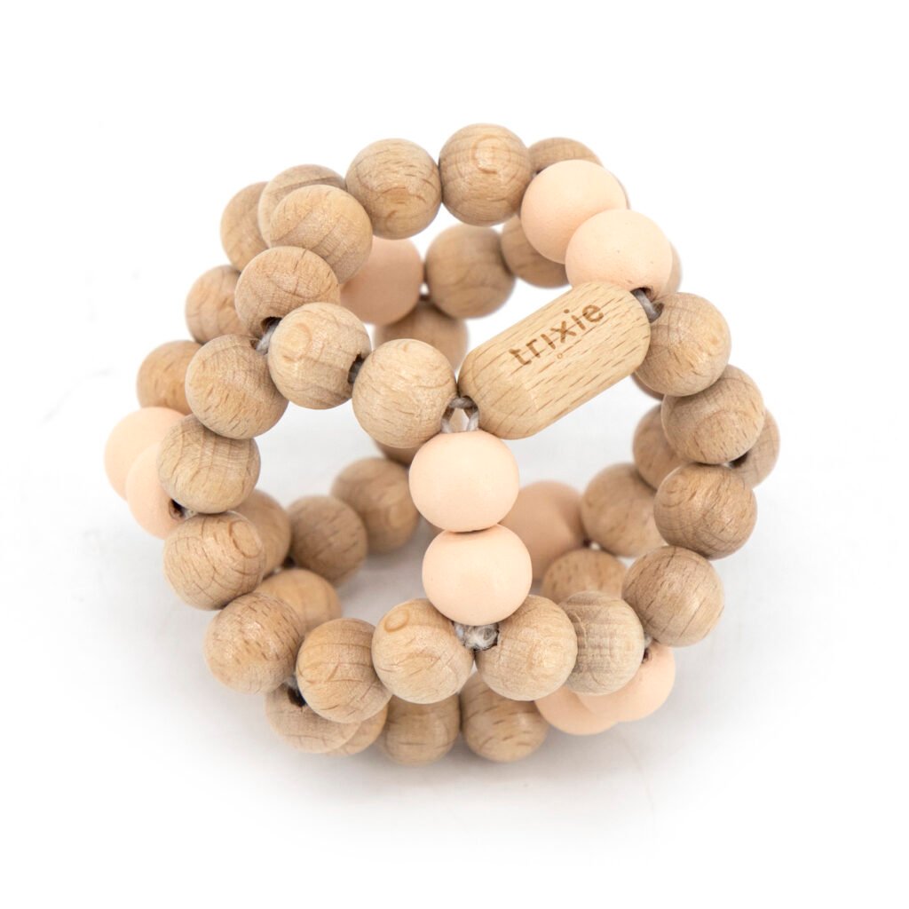 Wooden beads ball - Rose