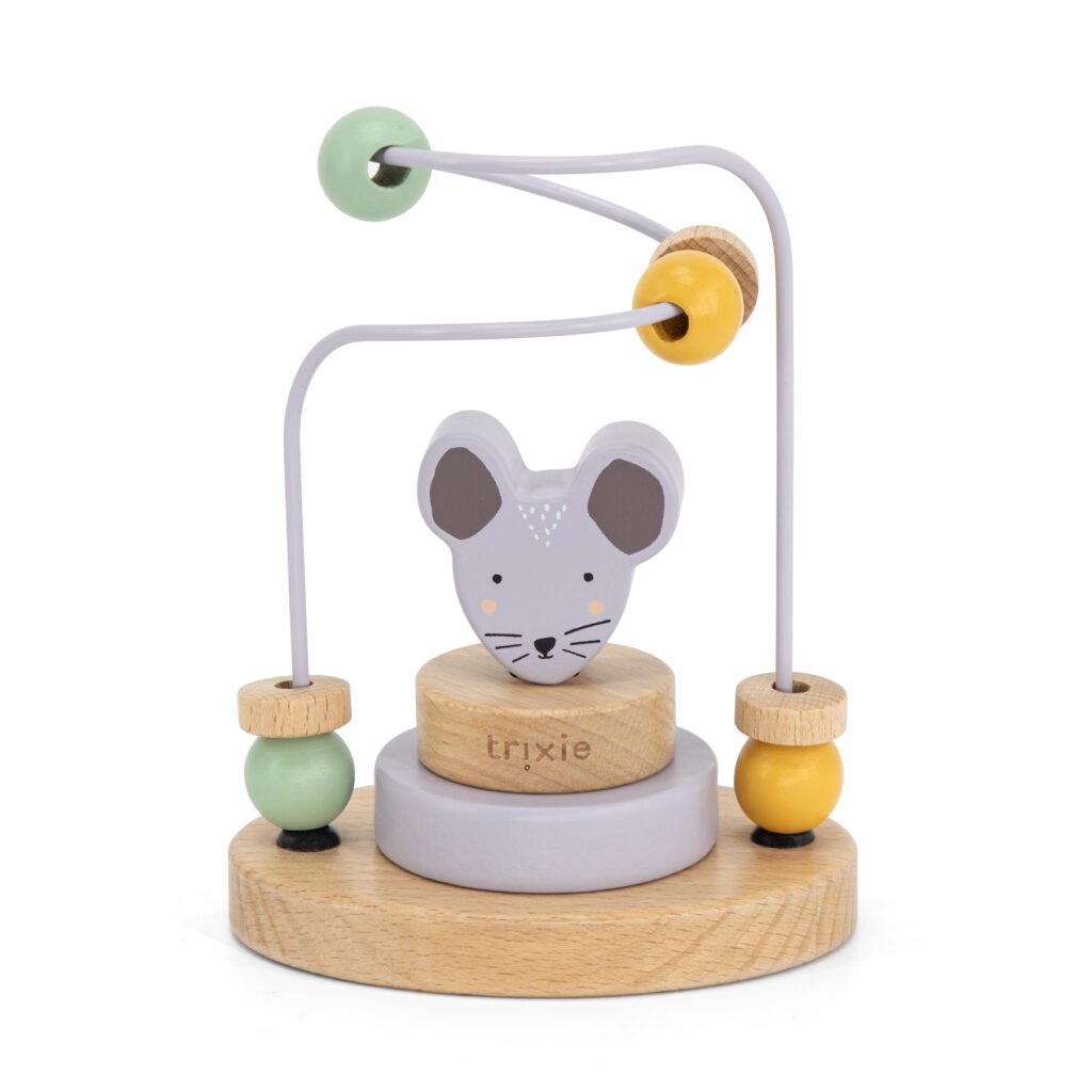 Wooden beads maze - Mrs.Mouse