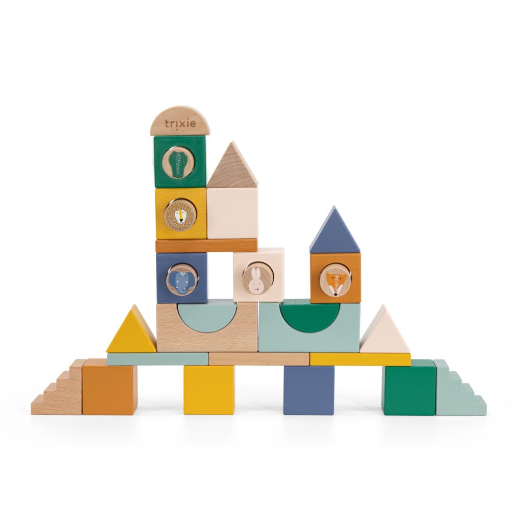 Wooden block city - 31pcs