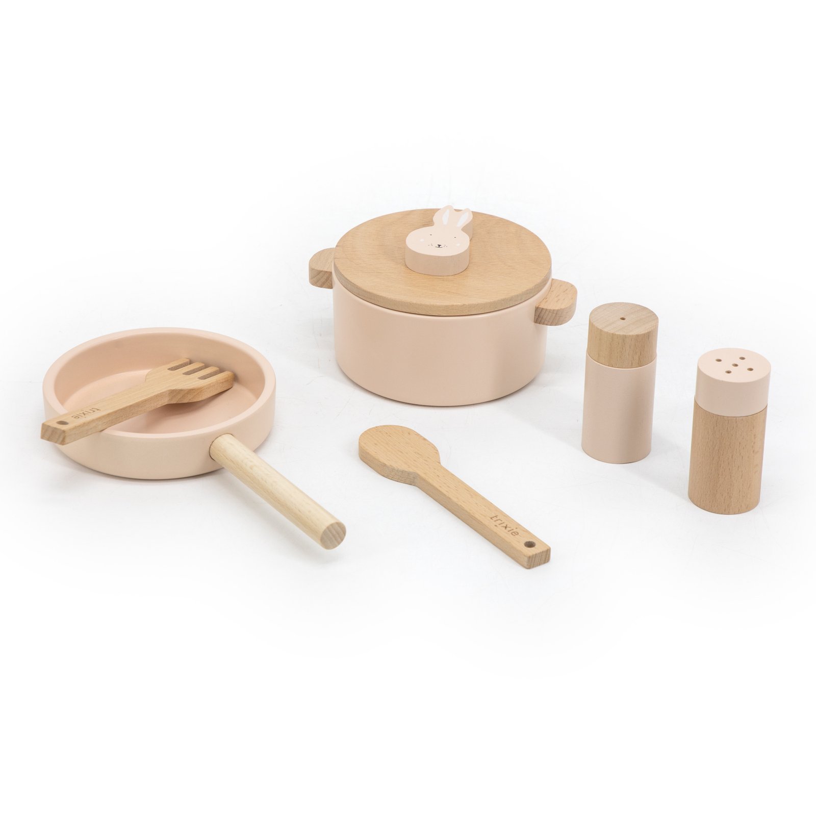 Wooden cooking set – Mrs. Rabbit