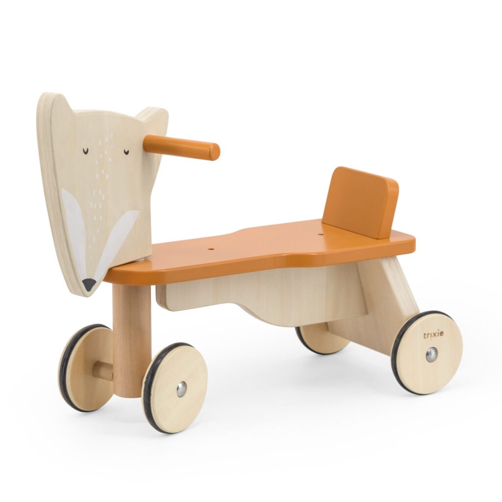 Wooden bicycle 4 wheels - Mr. Fox
