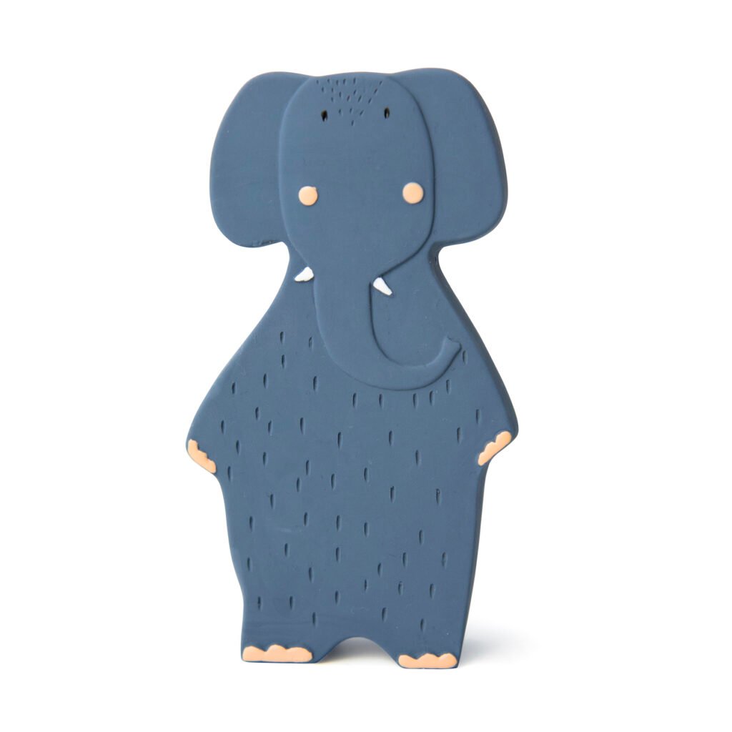 Natural Rubber Toy - Mrs. Elephant