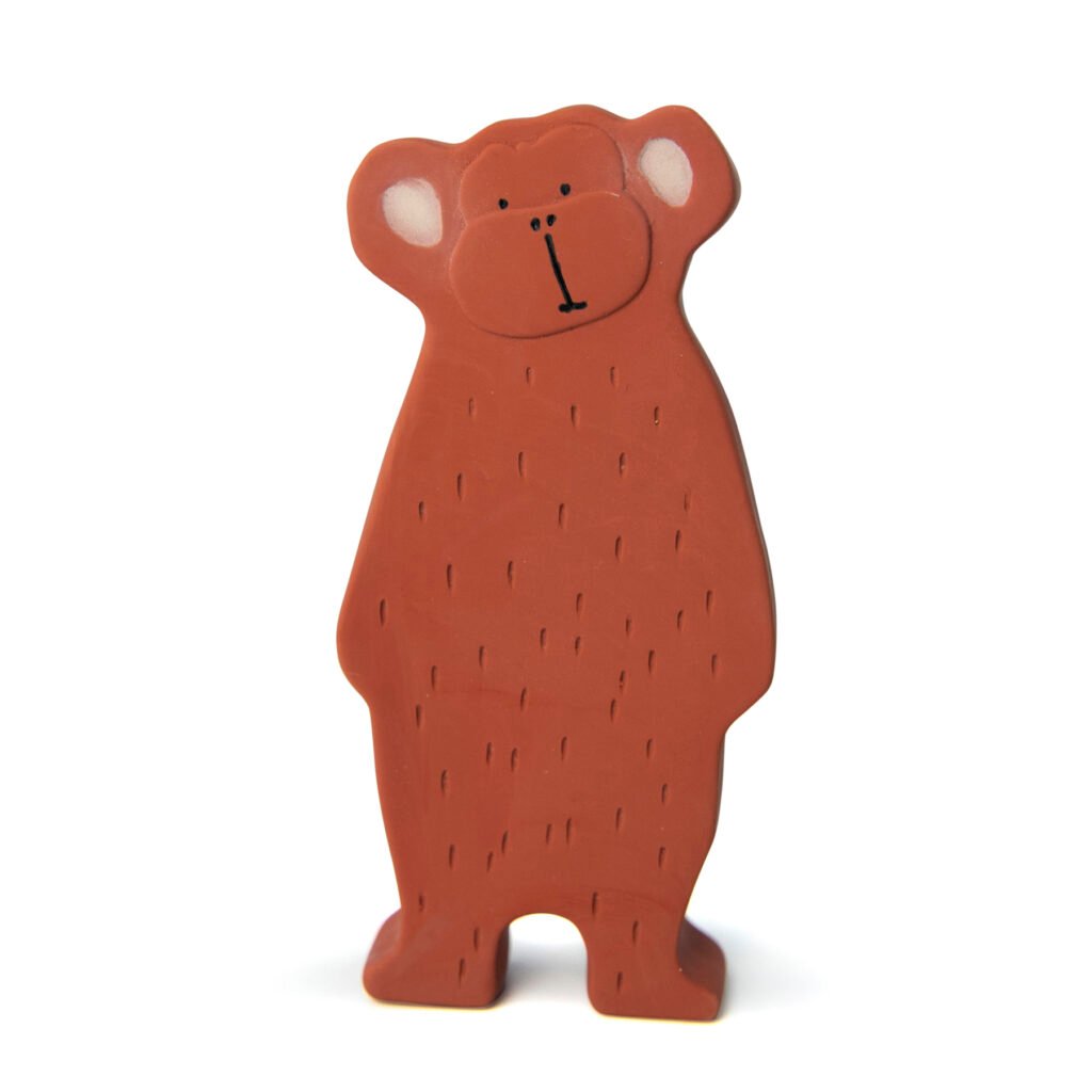 Natural Rubber Toy - Mr. Monkey