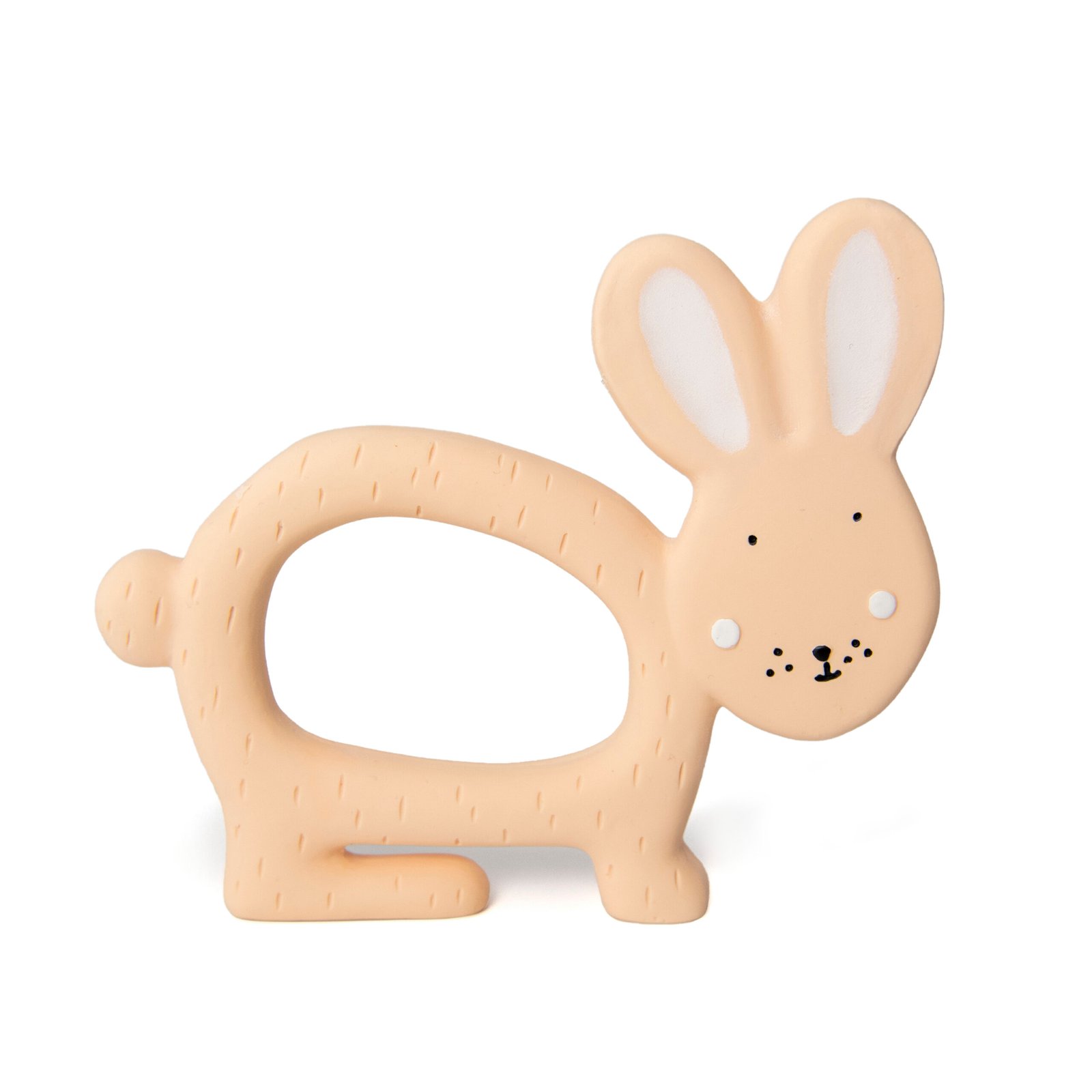 Natural rubber grasping toy – Mrs. Rabbit
