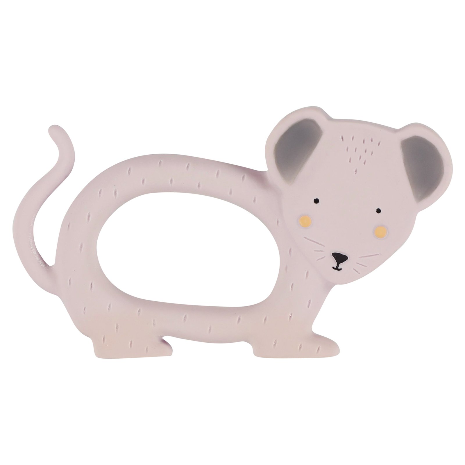 Natural rubber grasping toy – Mrs. Mouse
