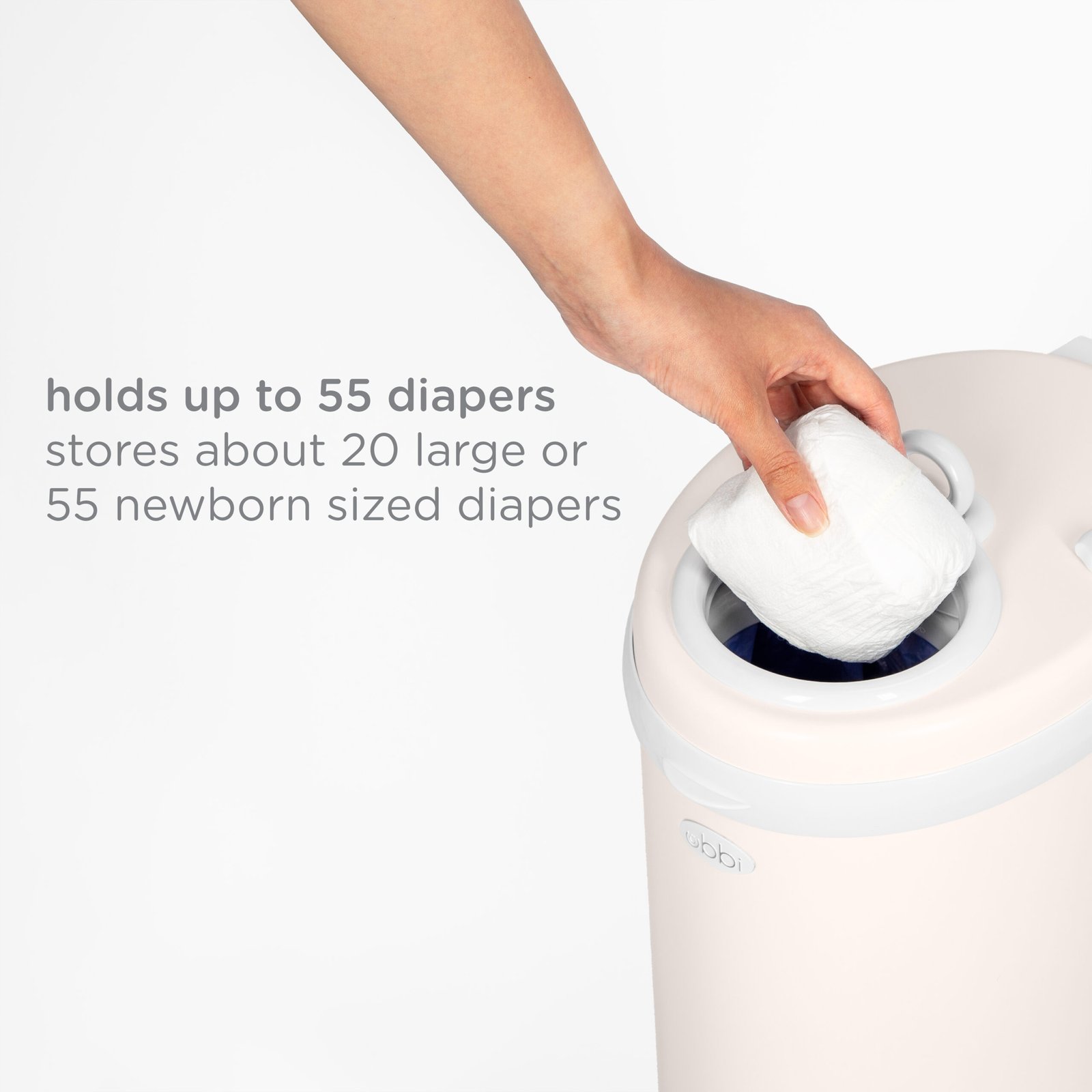 Ubbi – Diaper Pail Ivory