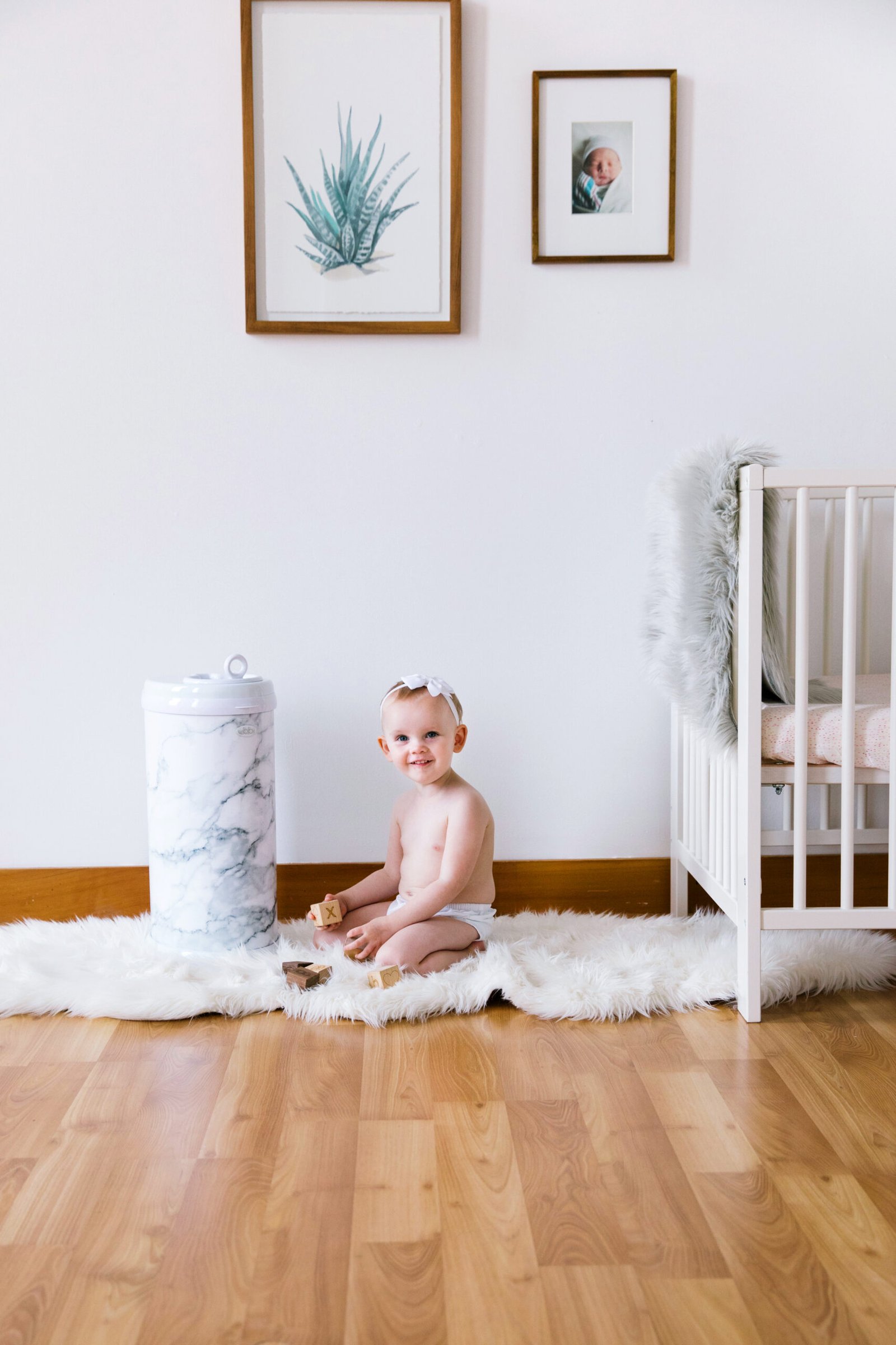 Ubbi – Diaper Pail Marble