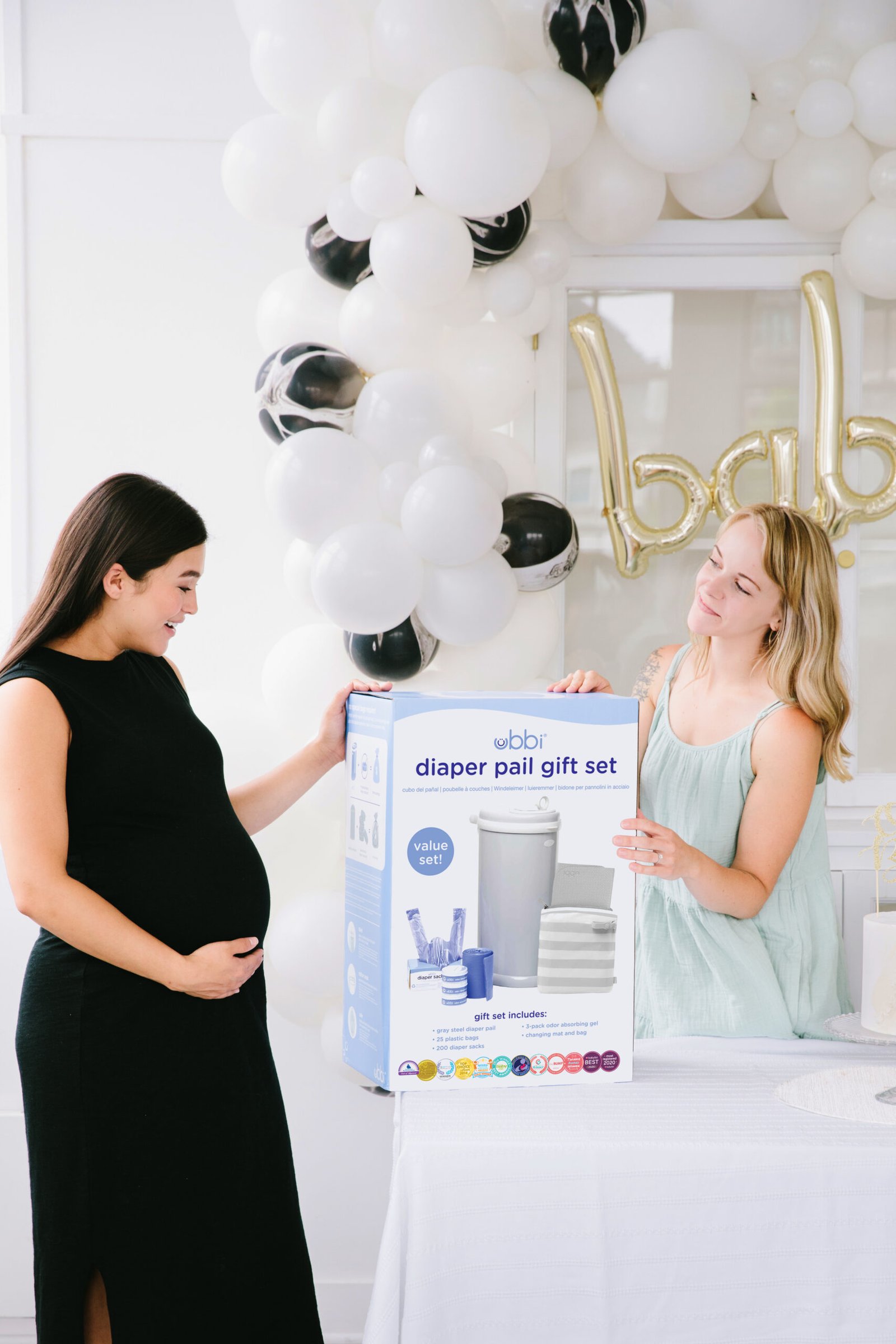 Ubbi – Diaper Pail Gift Set Gray