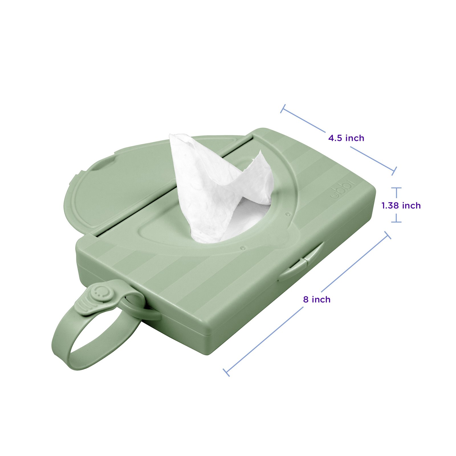 Ubbi – OTG Wipes Dispenser Sage