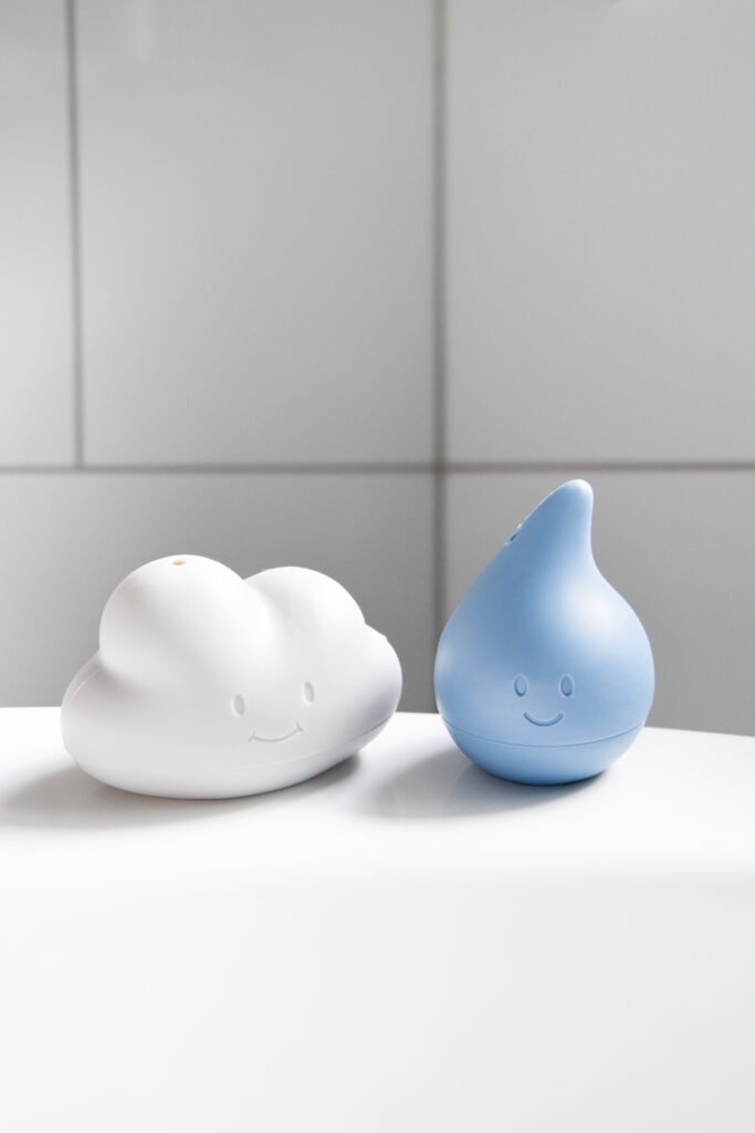 Ubbi - Cloud and Droplet Bath Toys Cloudy Blue