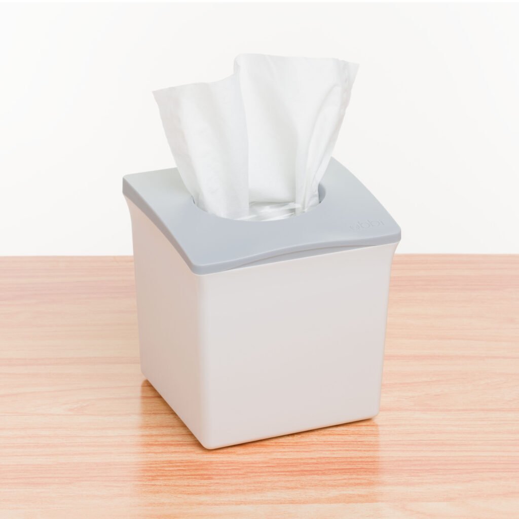 Ubbi - Tissue Box Holder Gray