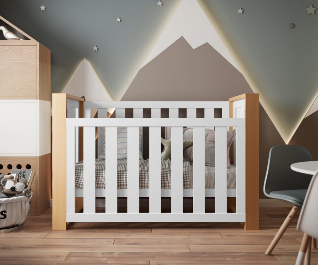 Kaylula Malika Cot - Natural/White