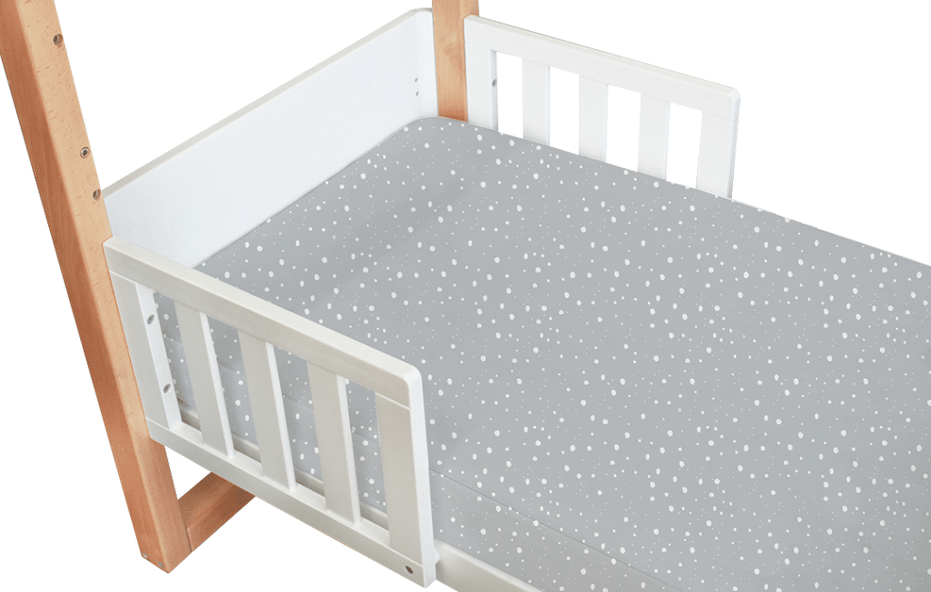 Amani Bebe Jersey Cotton Compact Fitted Sheet - Drops